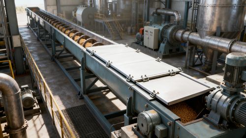 Эффективное применение U-образных шнековых конвейеров на комбикормовых заводах