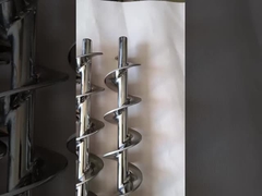 Гладкая поверхность из нержавеющей стали с винтовой винткой