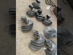 Секционная летательная машина спиральная лезвия машина для бесшафтового конвейера