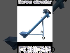 Вертикальный и наклонный спиральный конвейер для обработки зерна из нержавеющей стали