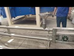 Полностью закрытый конвейер цепного типа обеспечивает транспортировку порошка без пыли. Промышленный порошок Z