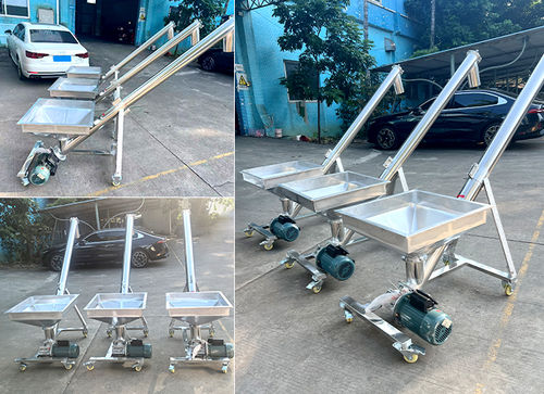 Последние новости компании о Three Screw Auger Feeders Successfully Delivered, Enhancing Customer Production Efficiency