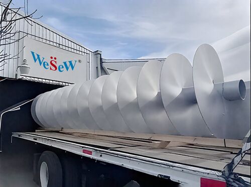 Последние новости компании о Специалисты по обработке крупногабаритных материалов Мы предлагаем вам весь наш опыт в производстве винтовых конвейеров и винтовых конвейеров