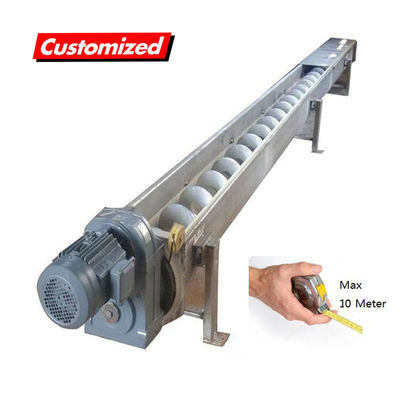 Хорошая цена. Нержавеющая сталь теплостойкий настраиваемый конвейер для транспортировки зерна и химических веществ онлайн