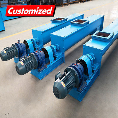 Хорошая цена. Транспортные осадки Углеродистая сталь Окраска вала винтовой винтовой конвейер для производственного завода онлайн