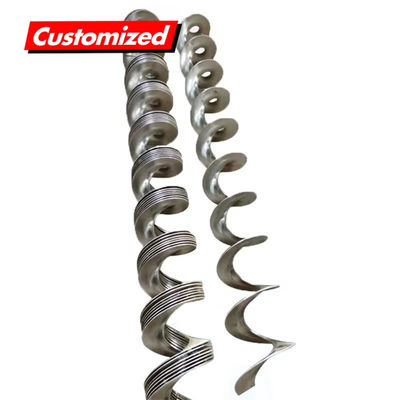 Купить OEM Factory Direct Supply OEM Custom Нержавеющая сталь непрерывно формирующая спиральная лезвие Производство в сети