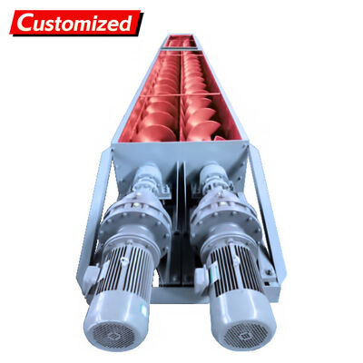 Хорошая цена. OEM двухстворчатый винтовой конвейер из углеродной стали/нержавеющей стали, строительный, износостойкий, коррозионностойкий, промышленный порошок/гранулы для транспортировки летящей золы,Оборудование для обработки цементных частиц онлайн