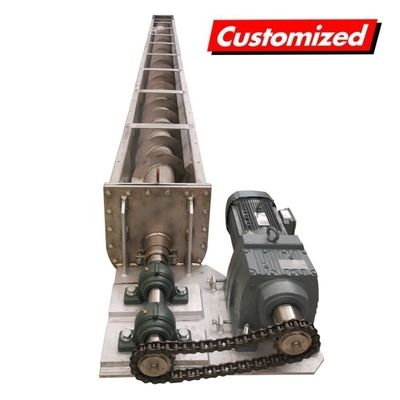 Хорошая цена. Теплоустойчивый конвейер из нержавеющей стали с винтовой винтовкой в форме U с индивидуальными размерами онлайн