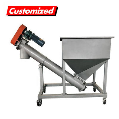 Хорошая цена. Настраиваемый термоустойчивый винтовой пилочный питатель из нержавеющей стали для электростанций и транспортировки зерна онлайн