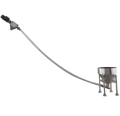 Хорошая цена. Настраиваемый высокоэффективный конвейер из нержавеющей стали 304 с гибким винтовым конвейером для загрузки сыпучего зерна онлайн