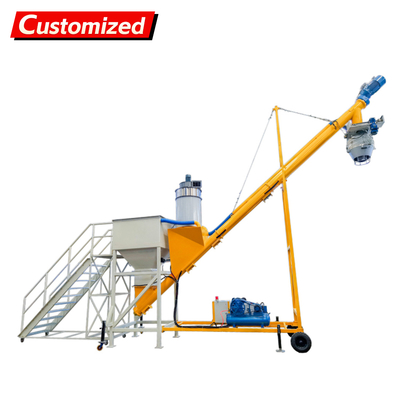 Хорошая цена. Custom Mobile Loader Cement Filling Automatic Silo Feeding System Auger Screw Conveyor Auger Screw Conveyor Feeder онлайн