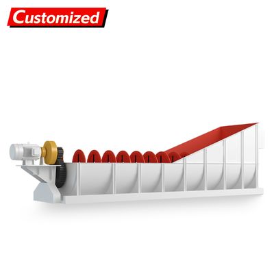 Хорошая цена. custom Efficiency Silica Sand Washer Spiral Sand Washing Plant River Sand Screw Wash Machine auger screw Conveyor Customize онлайн