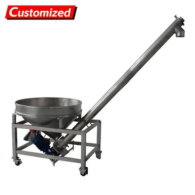 Хорошая цена. CustomStainless Steel 304 Material Inclined Screw Conveyor Auger Feeder Conveyor Spiral Machine for Food Powder Fodder Additive онлайн