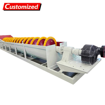 Хорошая цена. OEM Профессиональная спиральная пескомойка Оборудование для очистки песка и гравия Агрегатное спиральное промывочное и сортировочное оборудование Поставщик с завода онлайн