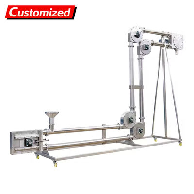 Хорошая цена. Полностью закрытый трубопроводный цепной конвейер достигает свободной от пыли транспортировки порошка промышленного класса порошок с нулевой утечкой экологическое оборудование поддерживает OEM онлайн