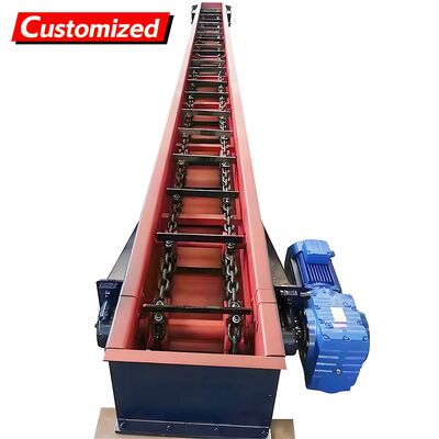Хорошая цена. Customizable Chain Scraper Conveyor Adjustable-speed automatic chain scraper conveyor Manufactured from stainless steel Suitable for fruits, flour, grains, and chemicals онлайн