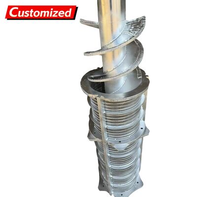 Хорошая цена. Специализированный конвейер с непрерывным винтом из нержавеющей стали спиральные лезвия винтовые валы из нержавеющей стали для энергетики и горнодобывающей промышленности, ферм, строительных работ нержавеющая сталь, углеродистая сталь и другие онлайн