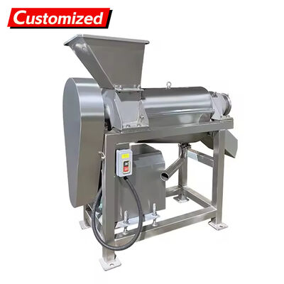 Хорошая цена. Специальное коммерческое нержавеющее сталь фруктовый и овощный соковыжималка винтовой соковыжималки целлюлозы соковыжималки ягод, орехов и корневых овощей Соковыжимающее оборудование Механическая соковая система онлайн